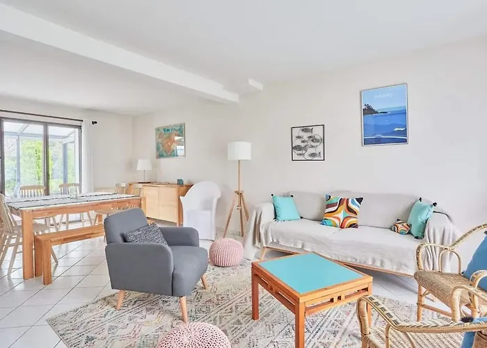 KER LYS - Grande maison avec 4 chambres et jardin - 700 m de la plage